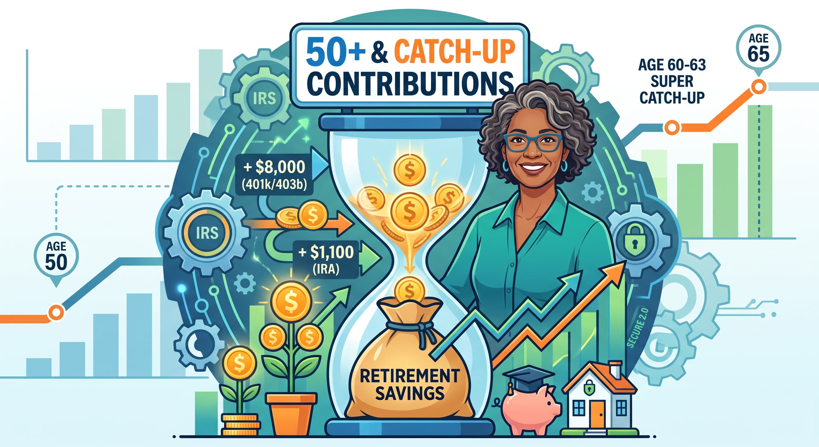 Catch-Up Contributions: How Much More You Can Save After You Turn 50